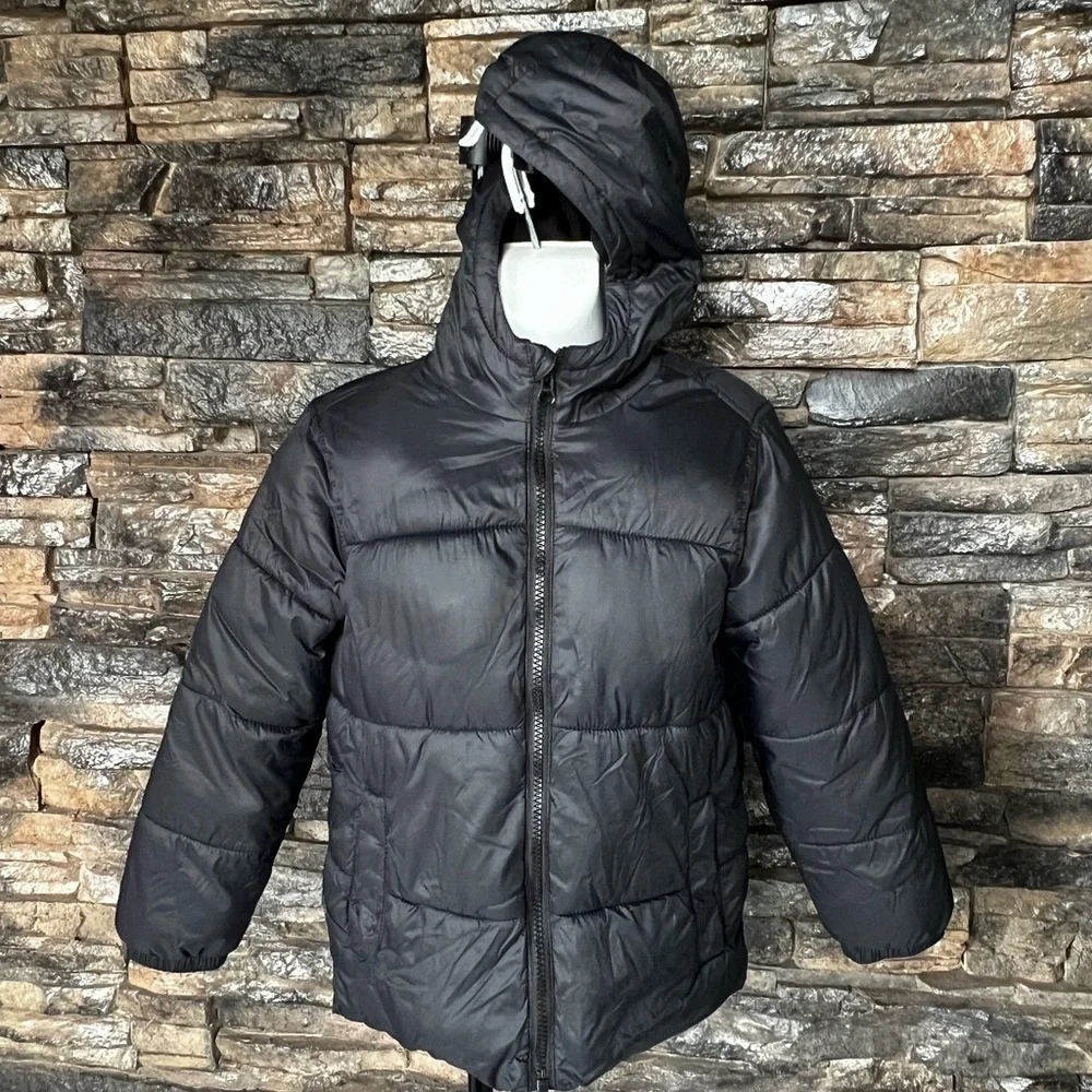 Old Navy Kids Black Puffer Jacket